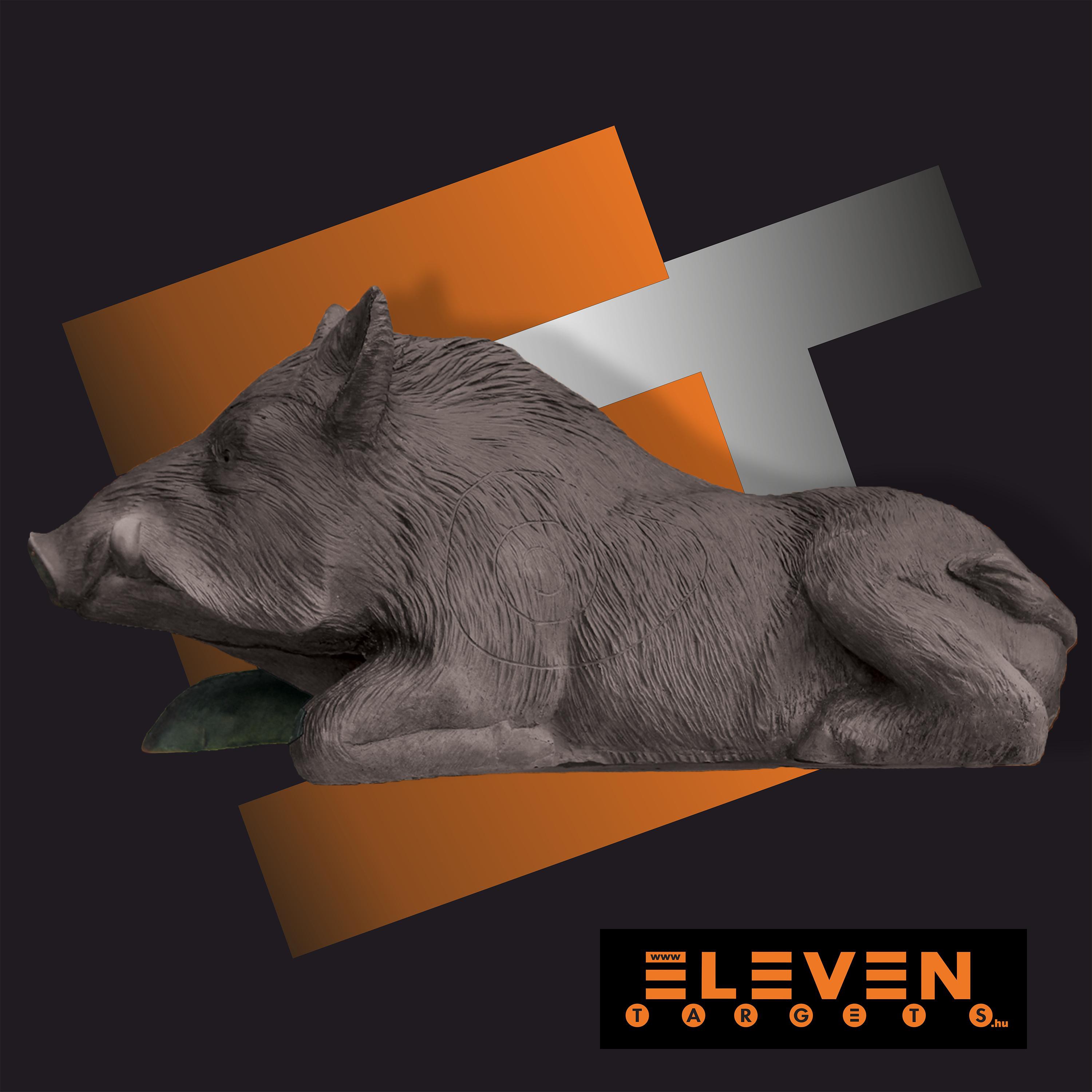  Eleven Bedded Boar E47 3D Target
