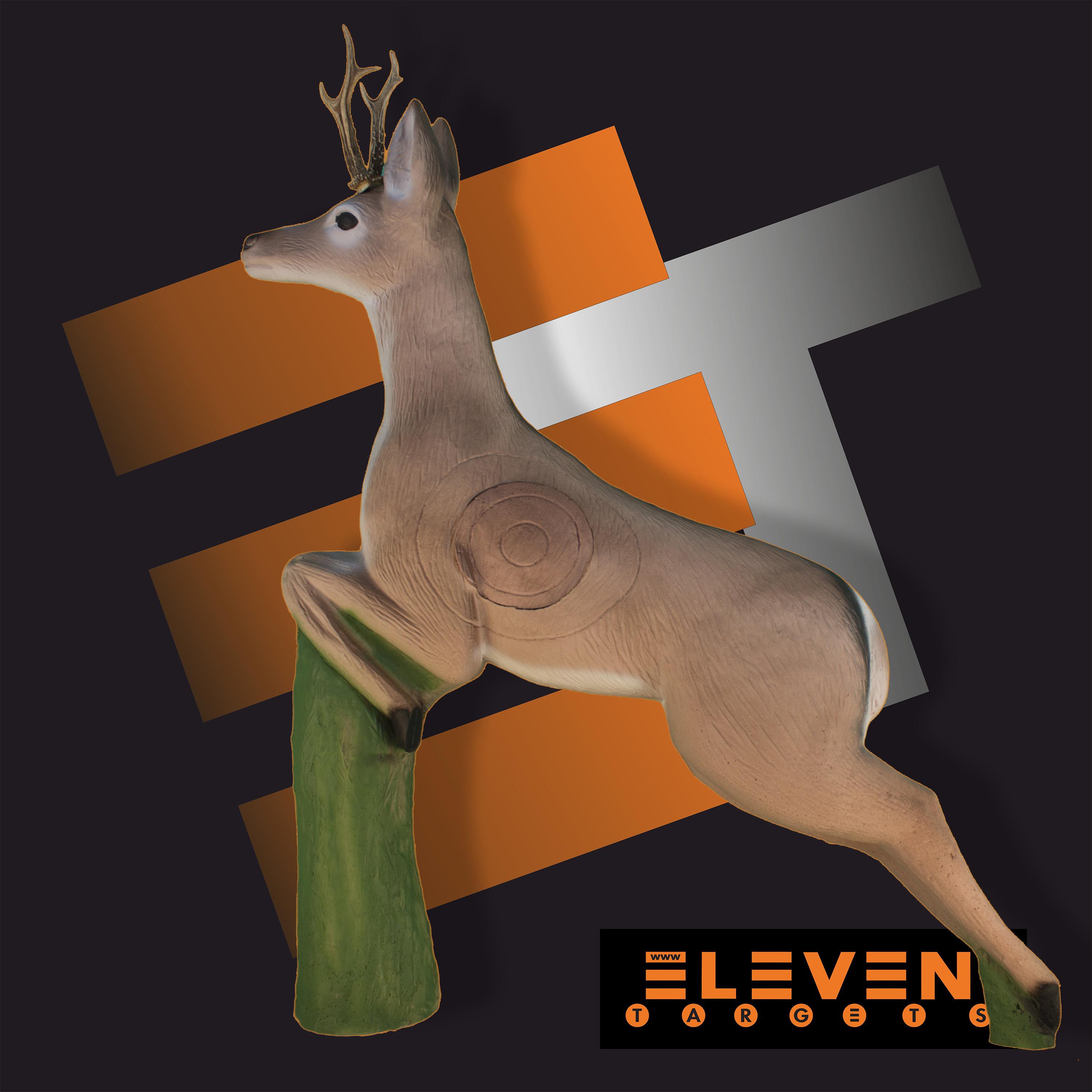  Eleven Leaping Deer E46 3D Target