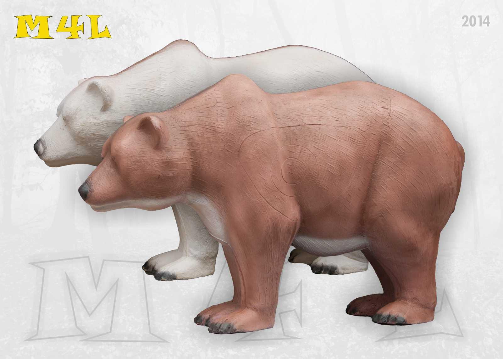  Eleven M4LTraditional Bear 3D Target for up to 50lbs