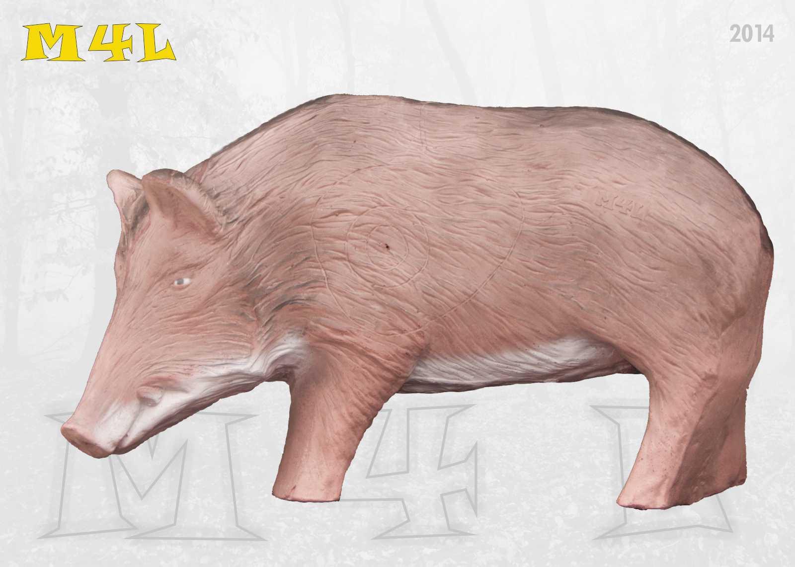  Eleven M4L Traditional Sow 3D Target for up to 50 lbs