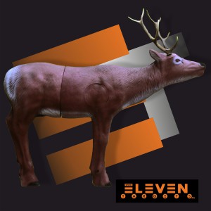  Eleven Elk with Insert and horns E45 3D Target