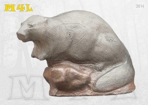  Eleven M4LTraditional Beaver 3D Target for up to 50 lbs